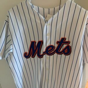 New York Mets mens large Dave Wright jersey